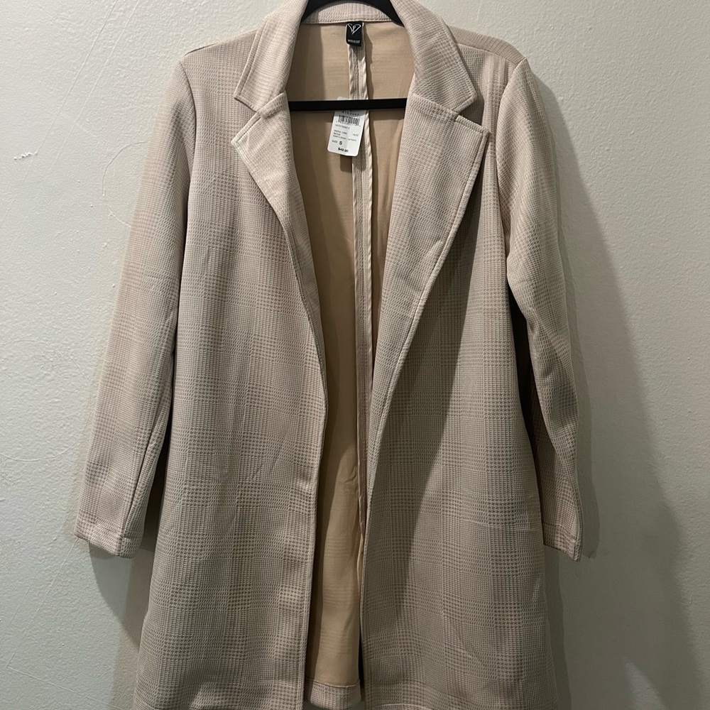 Women's Beige Long Coat